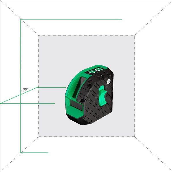 ADA Kreuzlinienlaser ARMO 2D Green Pro Ed. (max. bis 20m, Stativ, 2xAA Batterien)