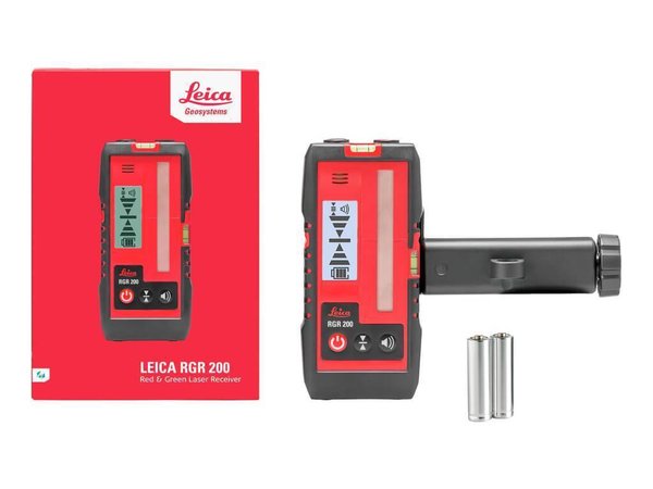 Leica RGR 200 Laser Empfänger für rote und grüne Laserlinien