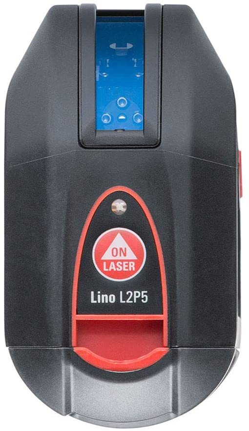 Leica Lino L2P5 roter Linien- und Punktlaser mit Li-Ion Akku, Adapter und Triple Power Concept