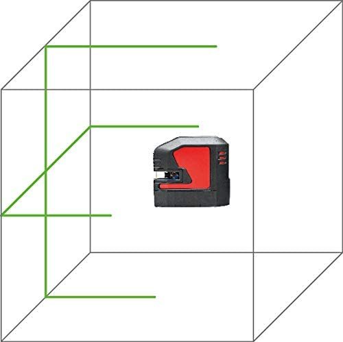 Leica Lino L2G Set - grüner Kreuzlinienlaser mit Li-Ion Akku, Adapter und Koffer