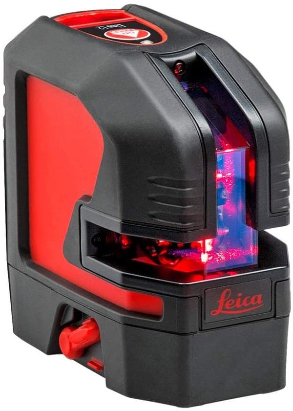 Leica Lino L2 - roter Linienlaser im Set mit Li-Ion Akku, Leica TWIST 250 Adapter und Koffer