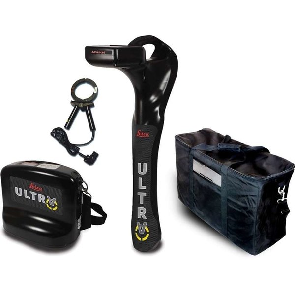 Leica Ultra Advanced Set Leitungssuch- & Kabelortungsgerät, 12 Watt Transmitter, Klemme, Tasche
