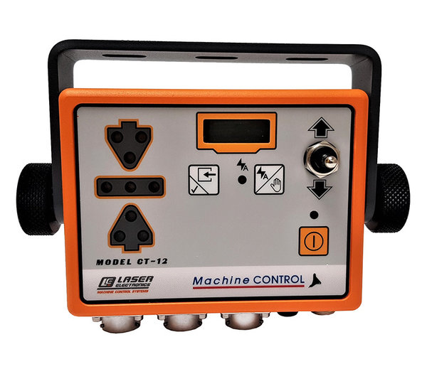 LaserElectronics CT-12 MachineCONTROL Steuerungssystem mit 1 Empfänger, Steuerbox, Kabel und Koffer