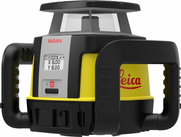 Leica Rugby CLH Rotationslaser mit CLX 200 + Combo Empfänger + Stativ im Set (ersetzt Rugby 820)