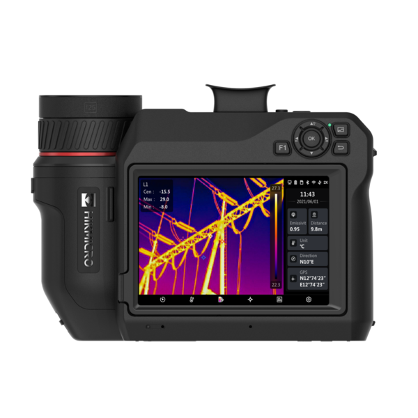 HIKMICRO SP60 Wärmebildkamera (SP60-L12/50) mit 12xZoom, Super-IR Technologie, 1024x768 OLED Sucher